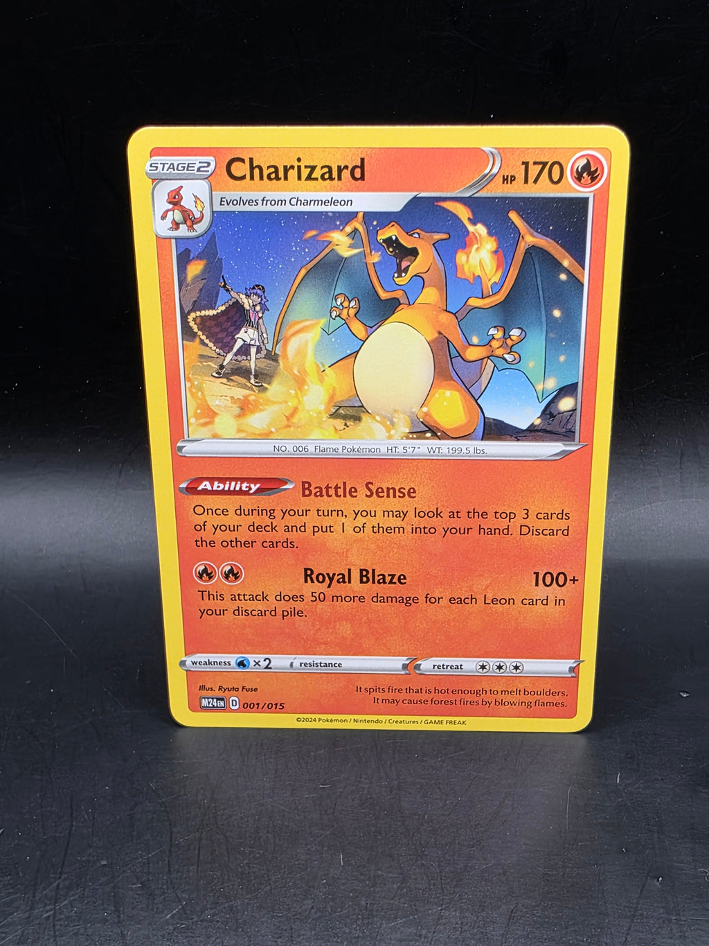 Nintendo Charizard 001/015 McDonald's 2024 Promo EN 2024 Pokémon TCG