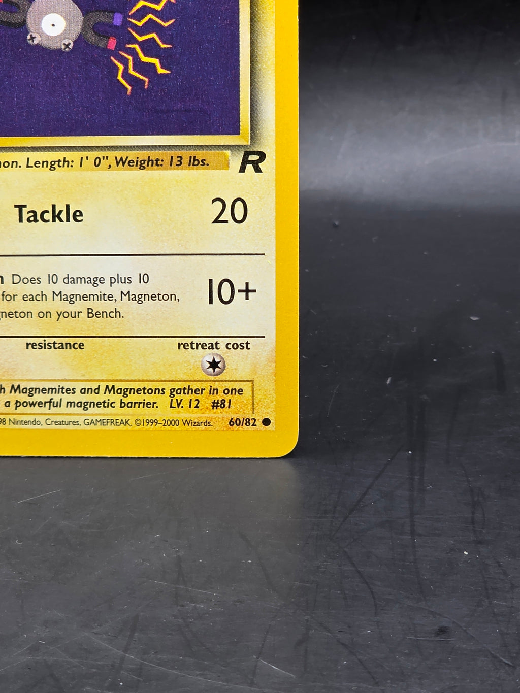 Pokémon TCG Magnemite Team Rocket 60/82 1st Edition Regular LP.