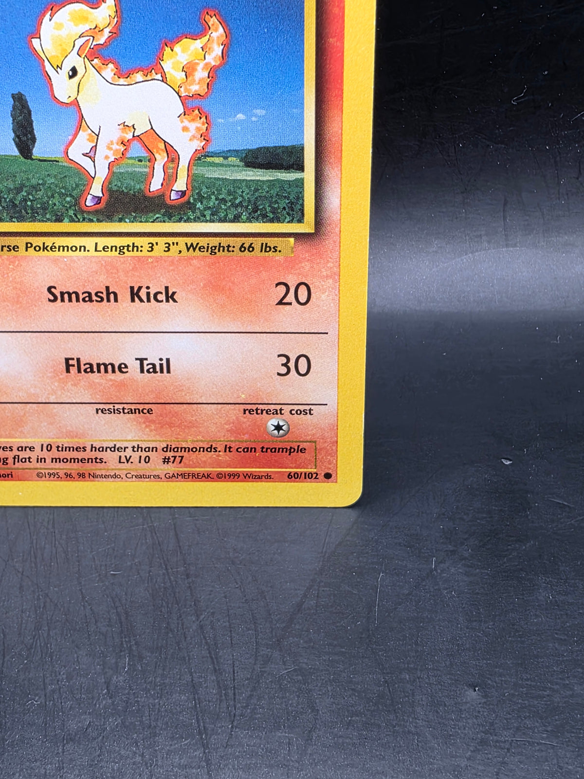 Ponyta 60/130 Base Set 2 - Non-Holo Common - Light Play Pokémon TCG 2000