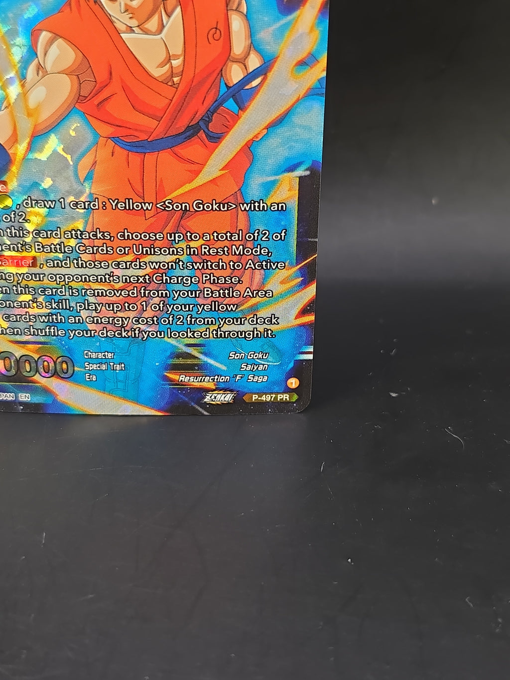 Dragon Ball Super TCG SSB Son Goku, Results Of Godly Training P-497 PR PROMO M/NM