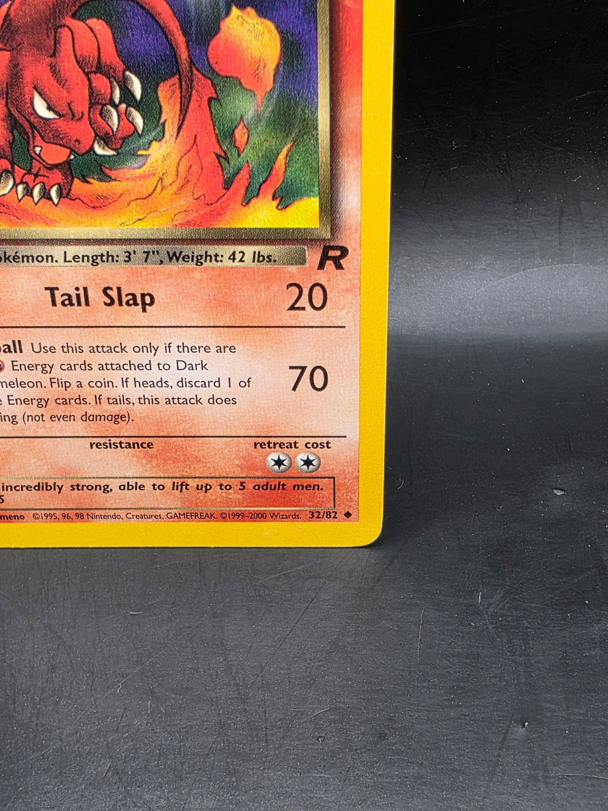 Dark Charmeleon 32/82 Uncommon Team Rocket Pokemon Unlimited LP