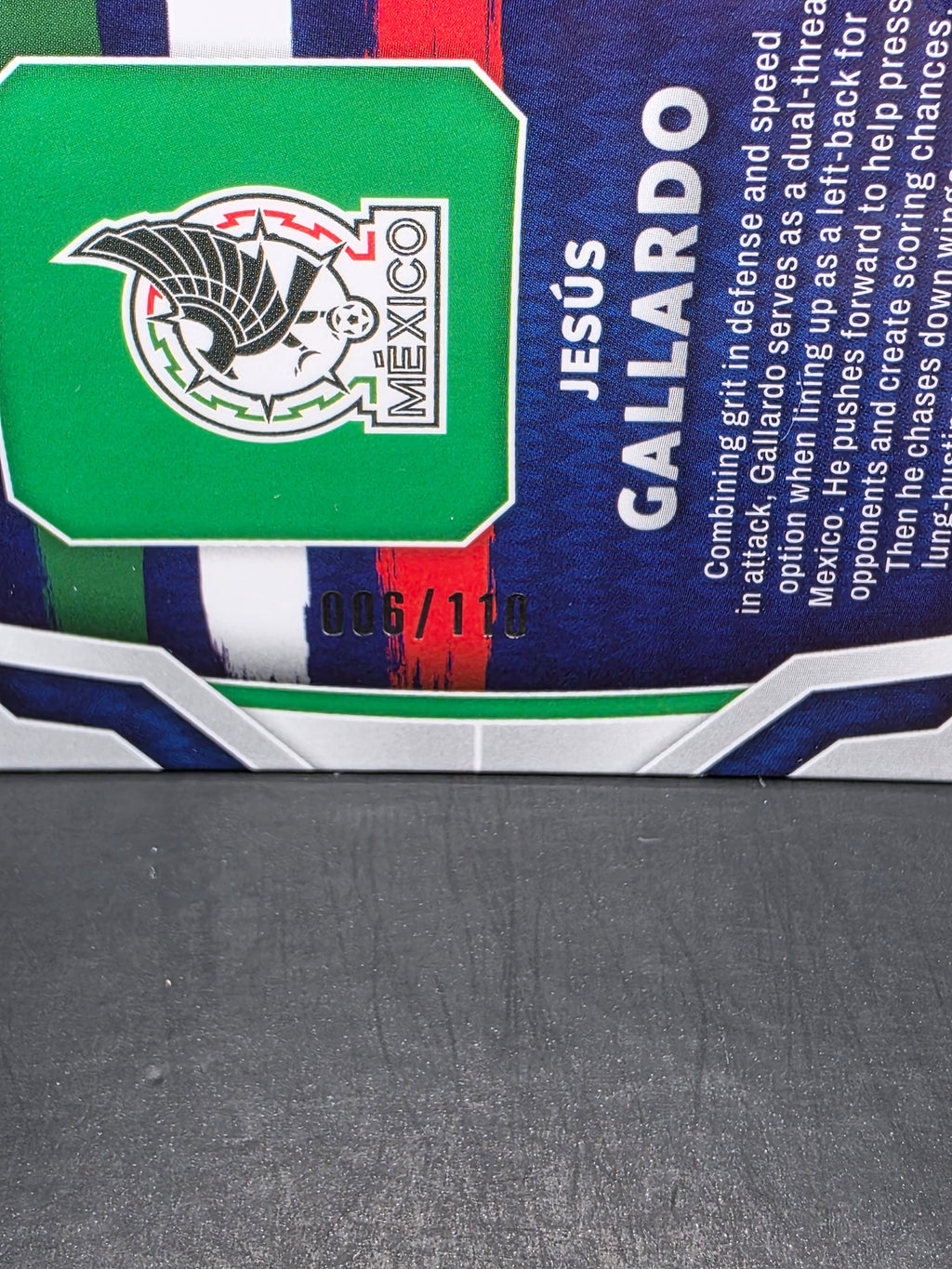 Jesus Gallardo /900 Blue - 2024 Panini Prizm Copa America Mexico #130