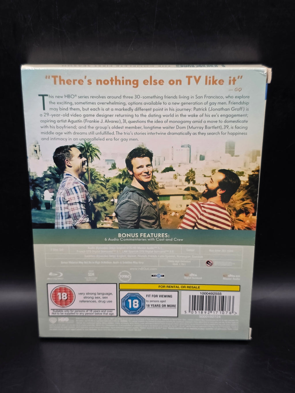 Looking: The Complete First Season Blu-ray (HBO) - 2 Disc Set