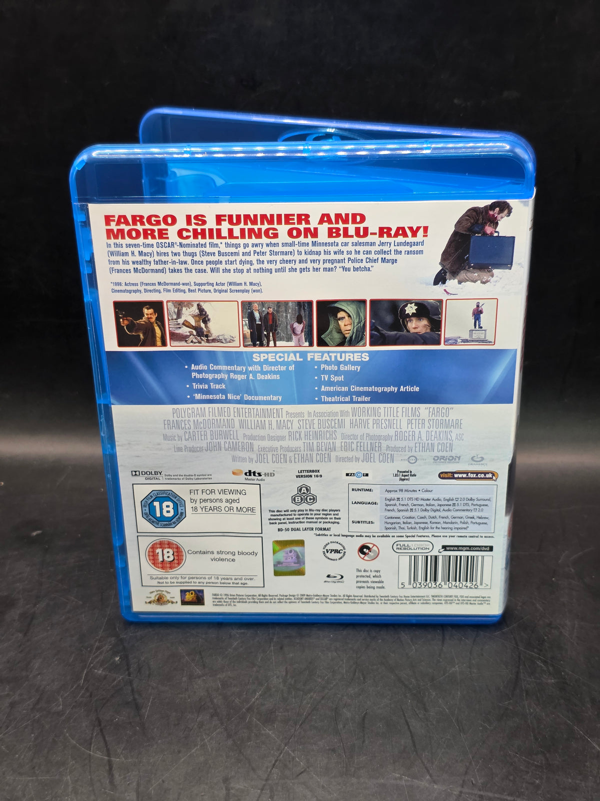 Fargo [Blu-ray] (1996, 2014) Coen Brothers