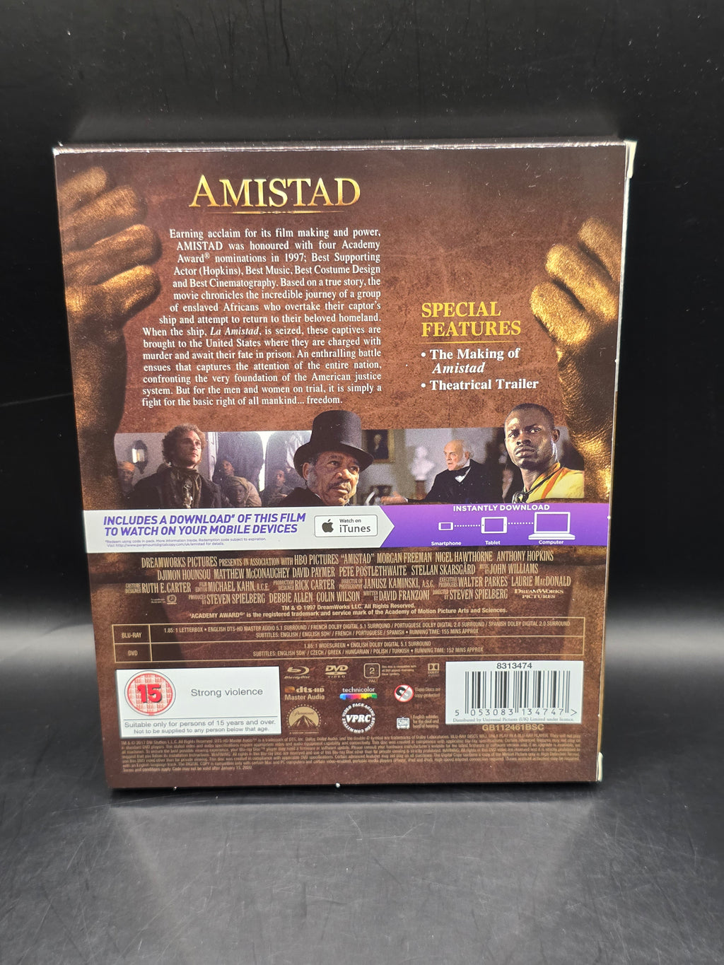 Amistad Blu Ray Premium Collection