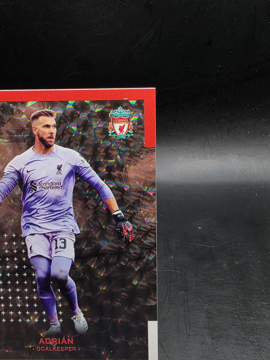 Adrian - Icy Parallel - TOPPS Card Liverpool Team Set 2022/23