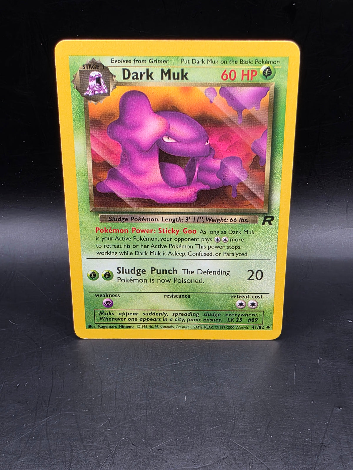 Pokemon TCG - Dark Muk 41/82 Uncommon Lightly Played