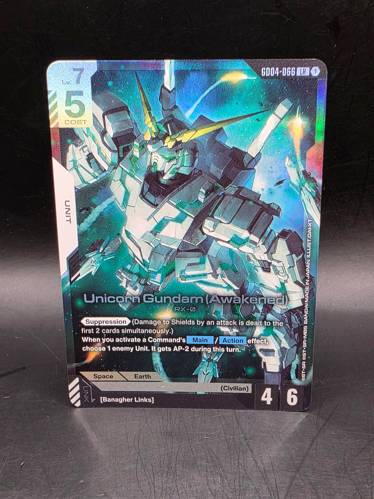 Unicorn Gundam (Awakened) - GD04-066 Phantom Aria LR - Gundam TCG
