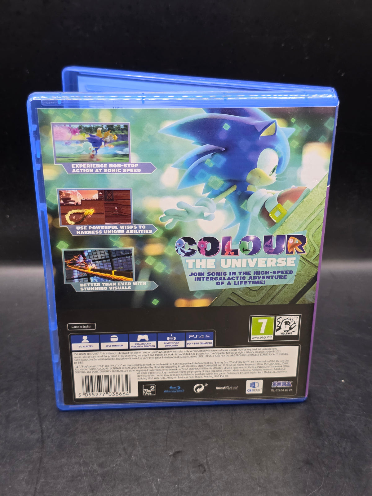 Sonic Colours Ultimate (Sony PlayStation 4, 2021) PS4 Game