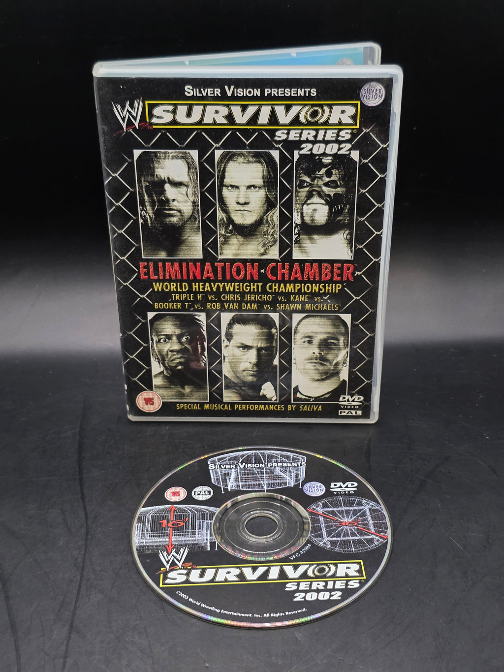 WWE Survivor Series 2002 DVD - Wrestling PPV Rare First Elimination Chamber