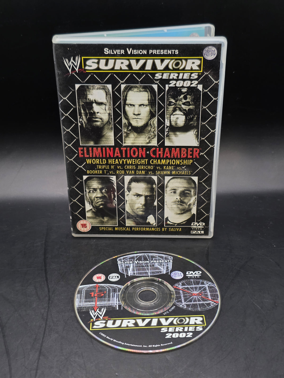 WWE Survivor Series 2002 DVD - Wrestling PPV Rare First Elimination Chamber