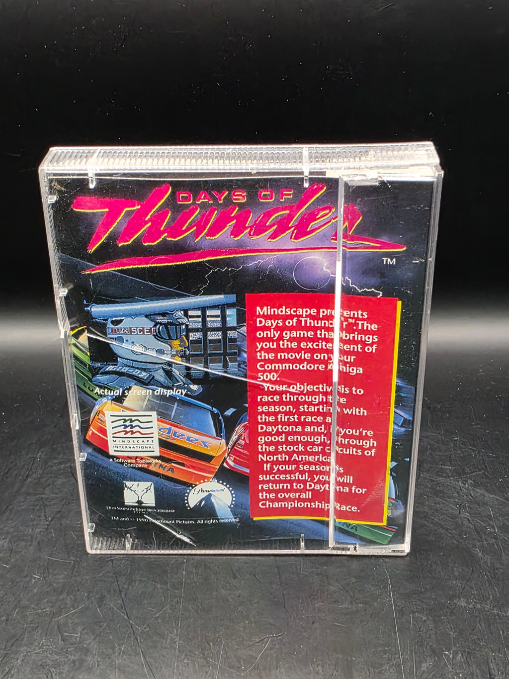 Amiga game Days of Thunder 1990s Mindscape International