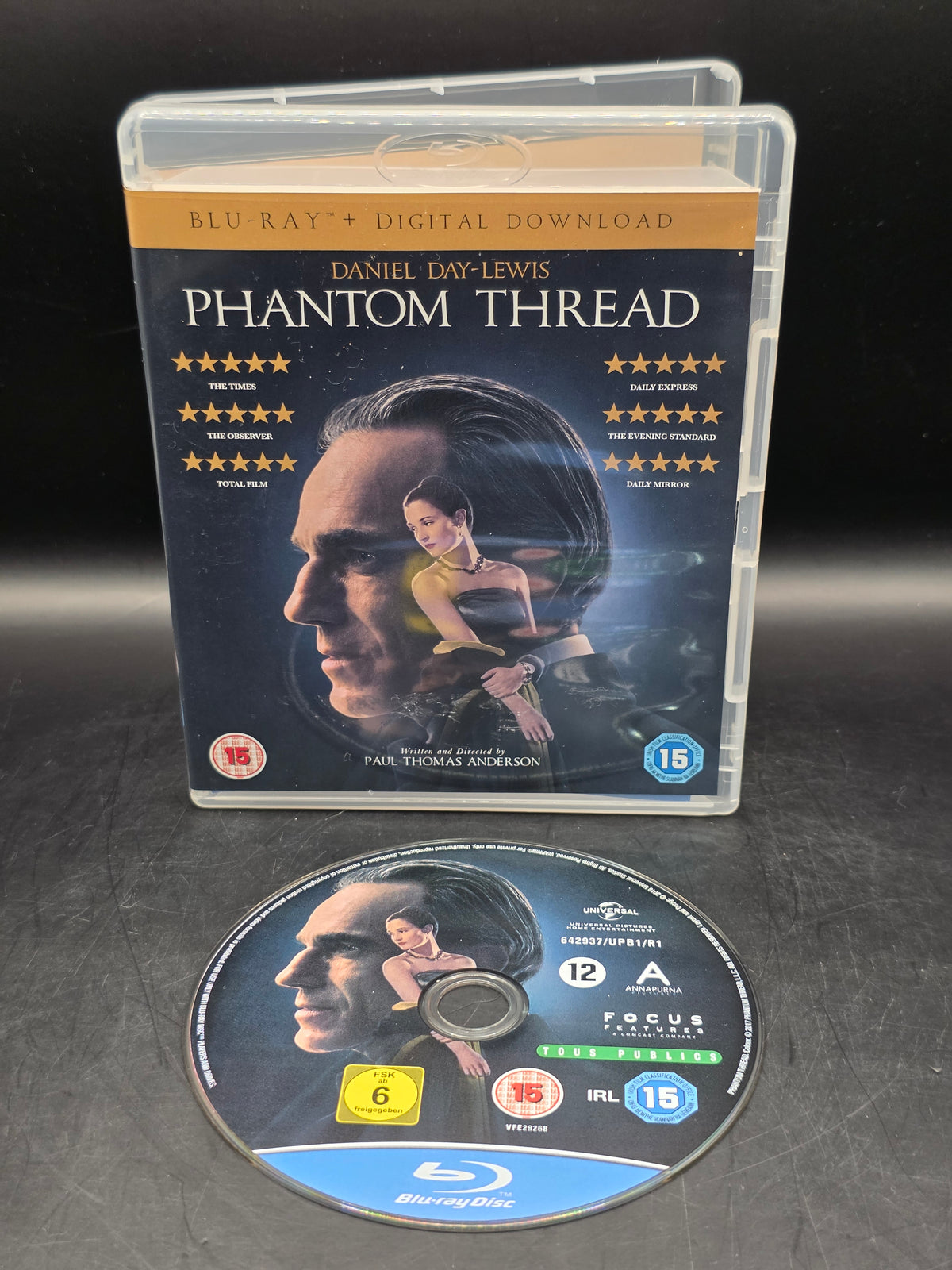 Phantom Thread Blu Ray - Daniel Day-Lewis