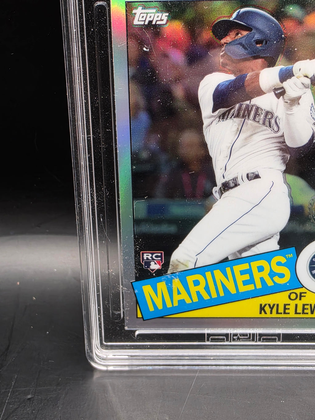 2020 Topps Chrome 35th anniversary Kyle Lewis rookie (Mariners) #85TC-22 HGR GRADED 9.5 GEM MINT