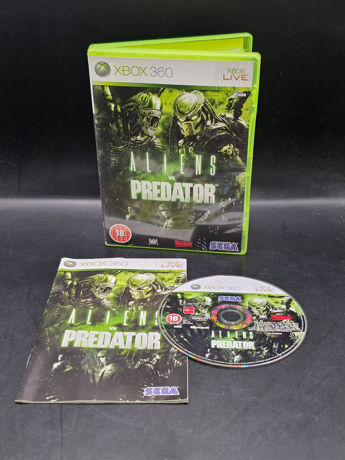 Aliens vs Predator -Xbox 360 Game