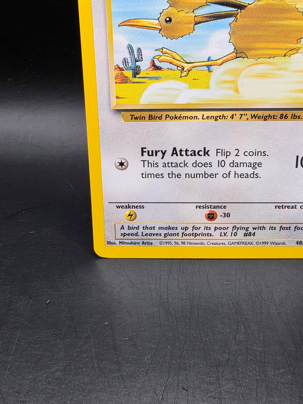 Doduo 48/102 | Base Set | Non Holo Pokemon Card LP
