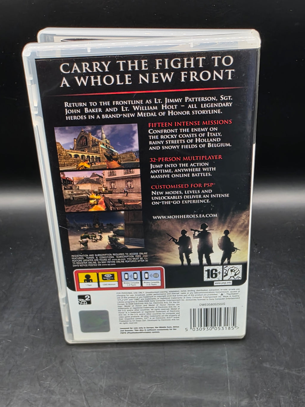 Medal of Honor: Heroes Sony PSP Complete With Manual