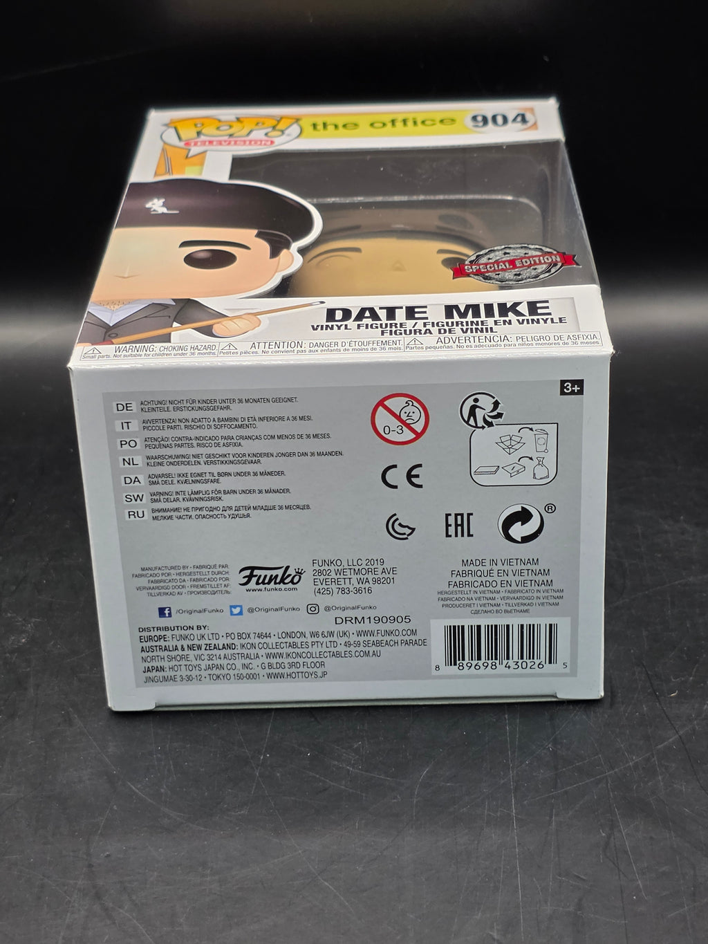 The Office Date Mike Funko Pop Special Edition