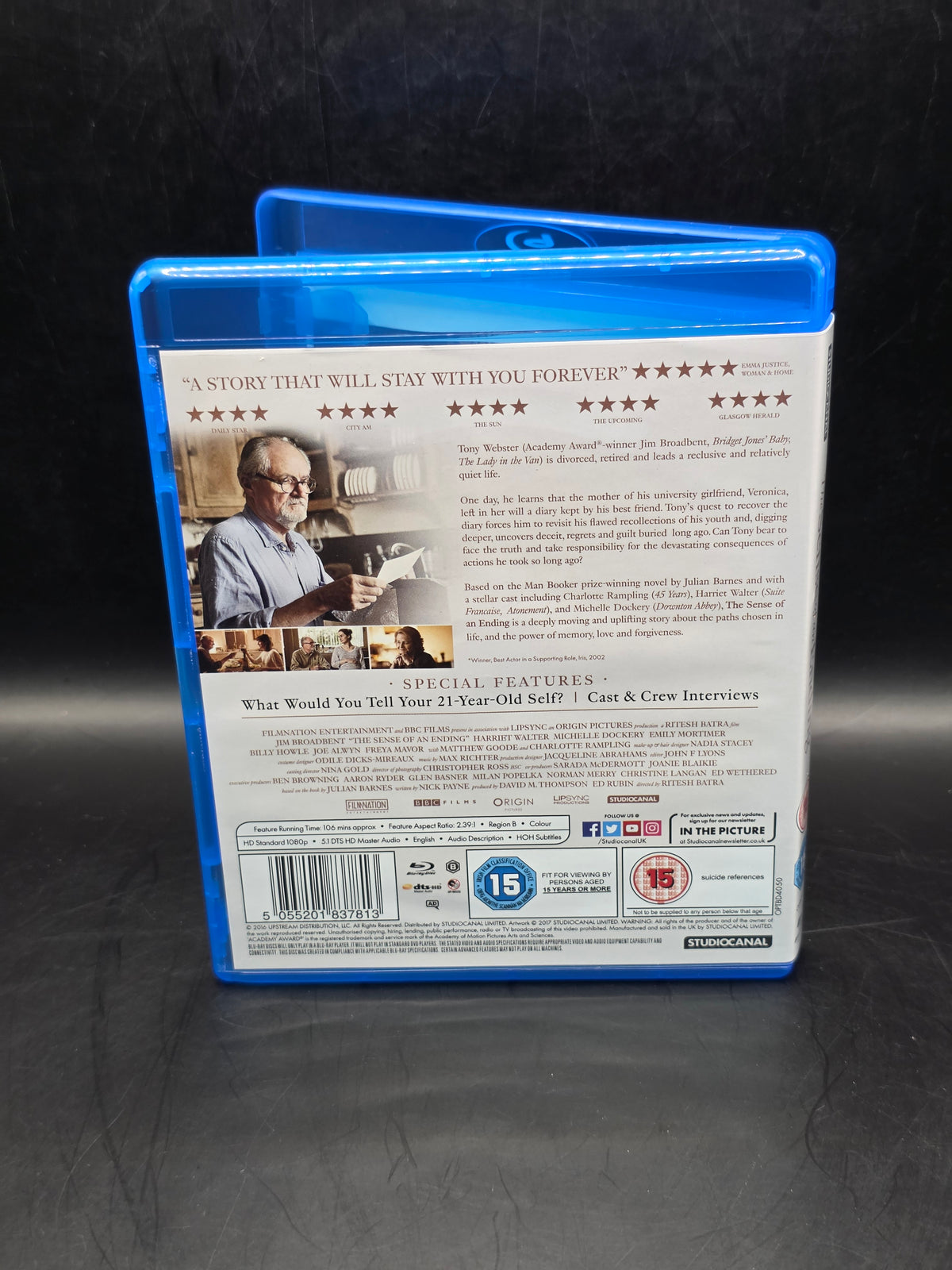 The Sense of an Ending Blu-Ray (2017) Jim Broadbent, Batra (DIR) cert 15