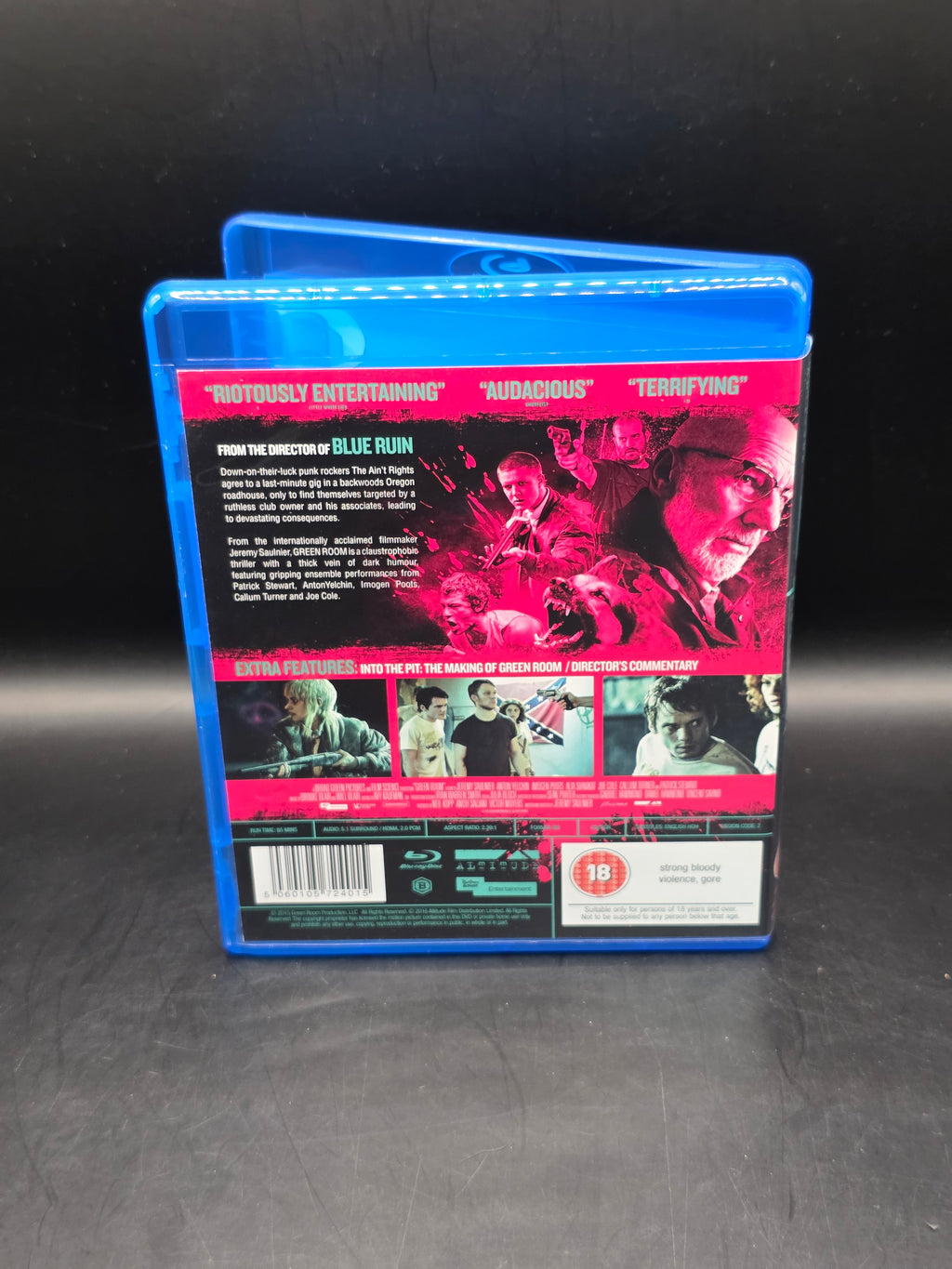 Green Room (Blu-ray, Patrick Stewart, Anton Yelchin, Horror, Action)