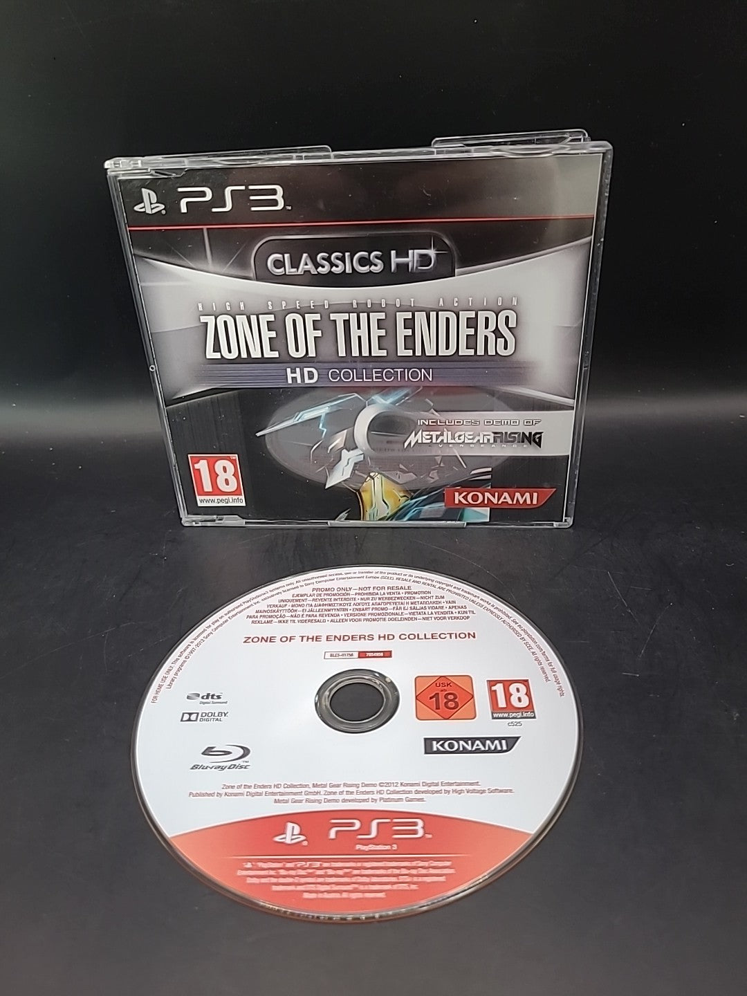 Zone Of The Eenders HD Collection PS3 Promotional Promo Game