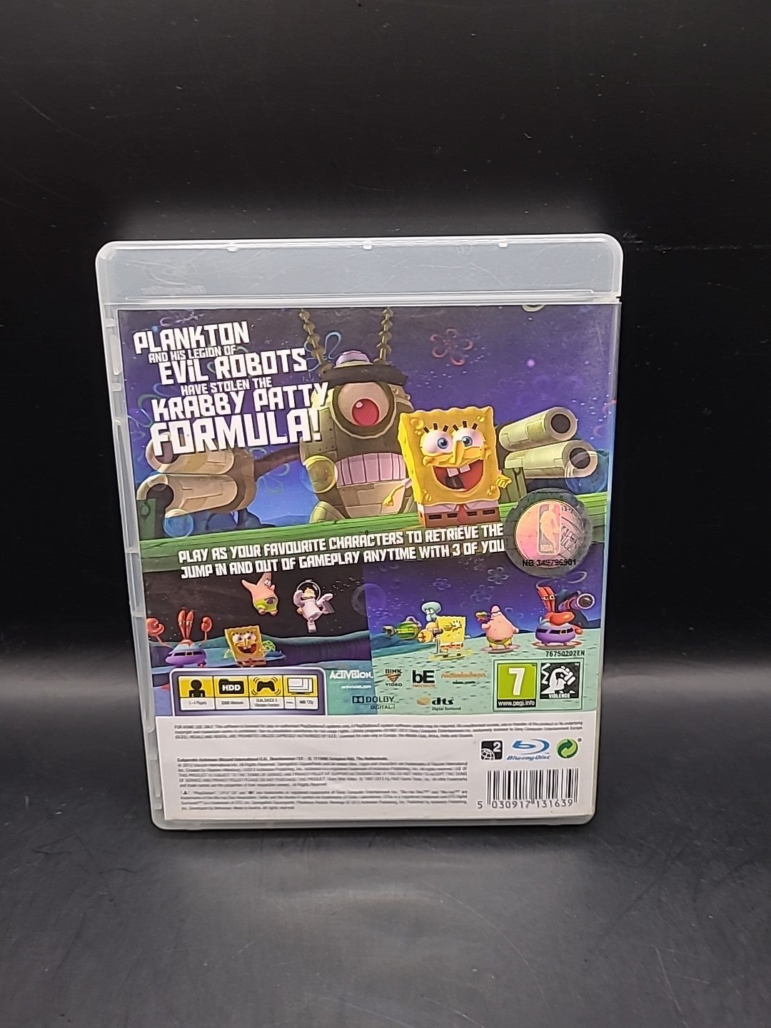 Spongebob Squarepants: Plankton's Robotic Revenge Ps3 Game - PAL