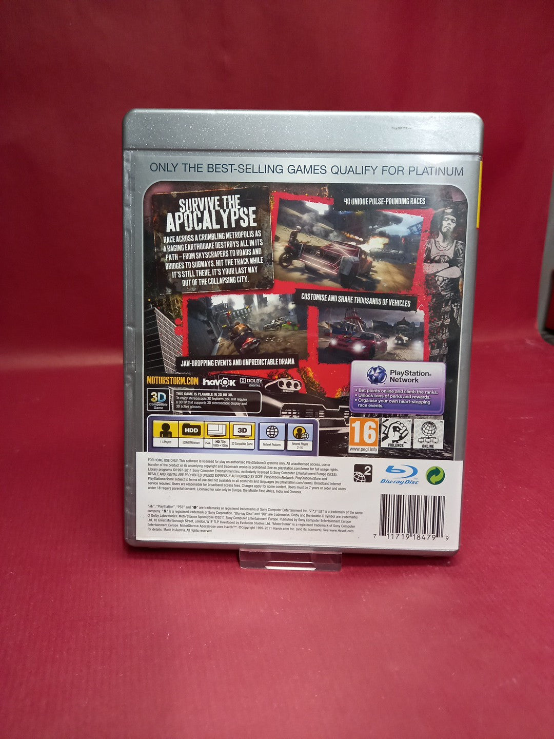 MotorStorm: Apocalypse -- Platinum (Sony PlayStation 3, 2011) - European Version