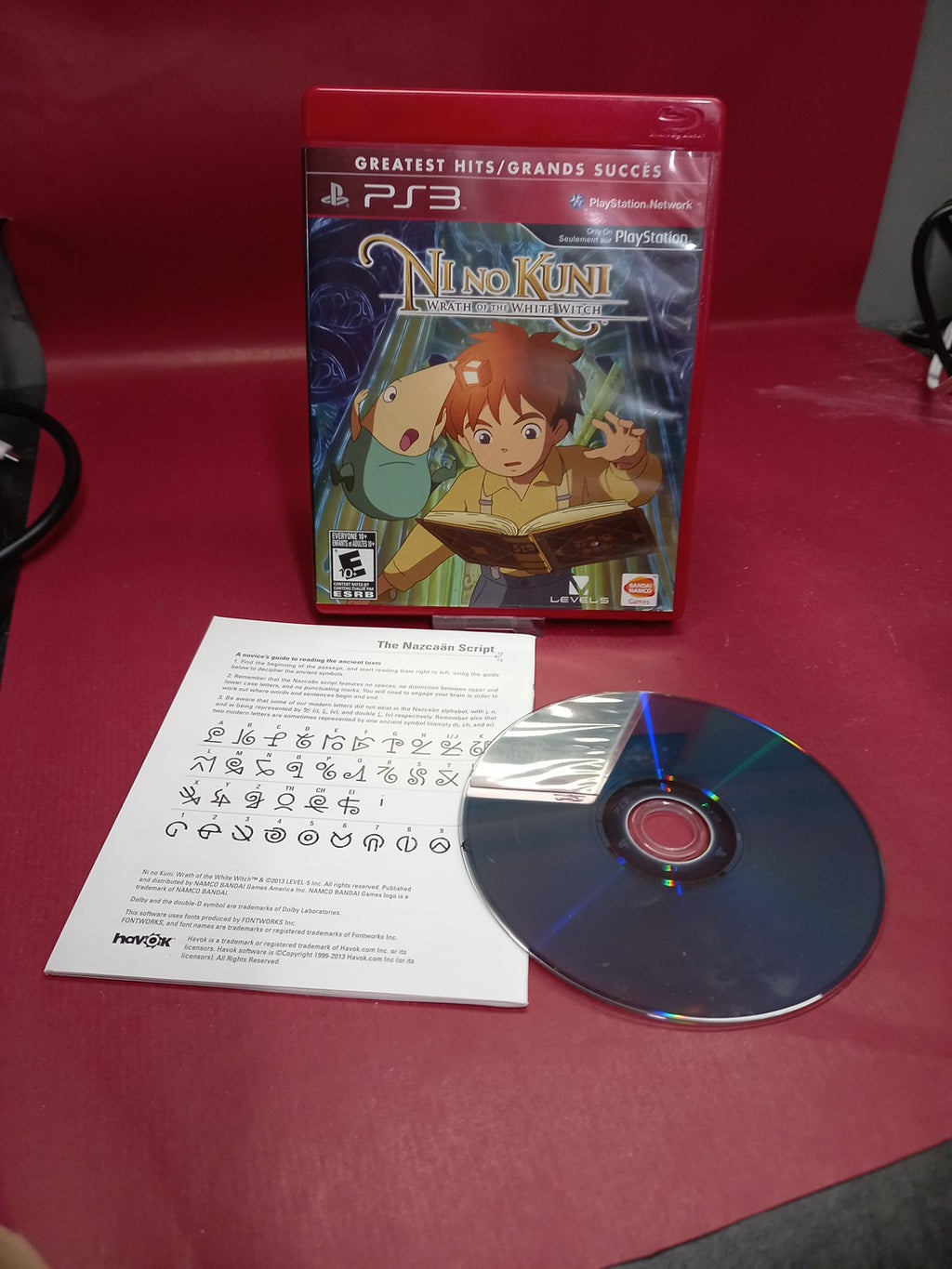 Ni No Kuni - Wrath Of The White Witch PS3, Region 1, US IMPORT [BLUS30947GH]
