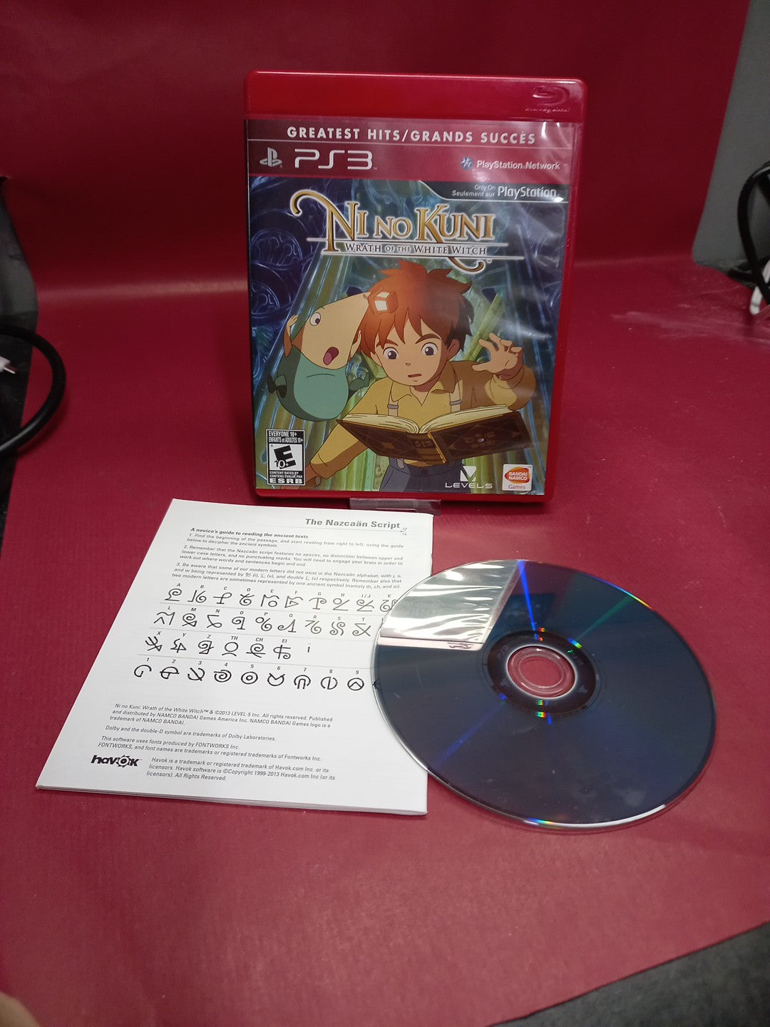Ni No Kuni - Wrath Of The White Witch PS3, Region 1, US IMPORT [BLUS30947GH]