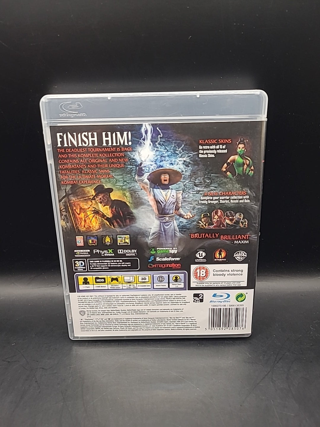 Mortal Kombat Komplete Edition Playstation PS3 Game - PAL