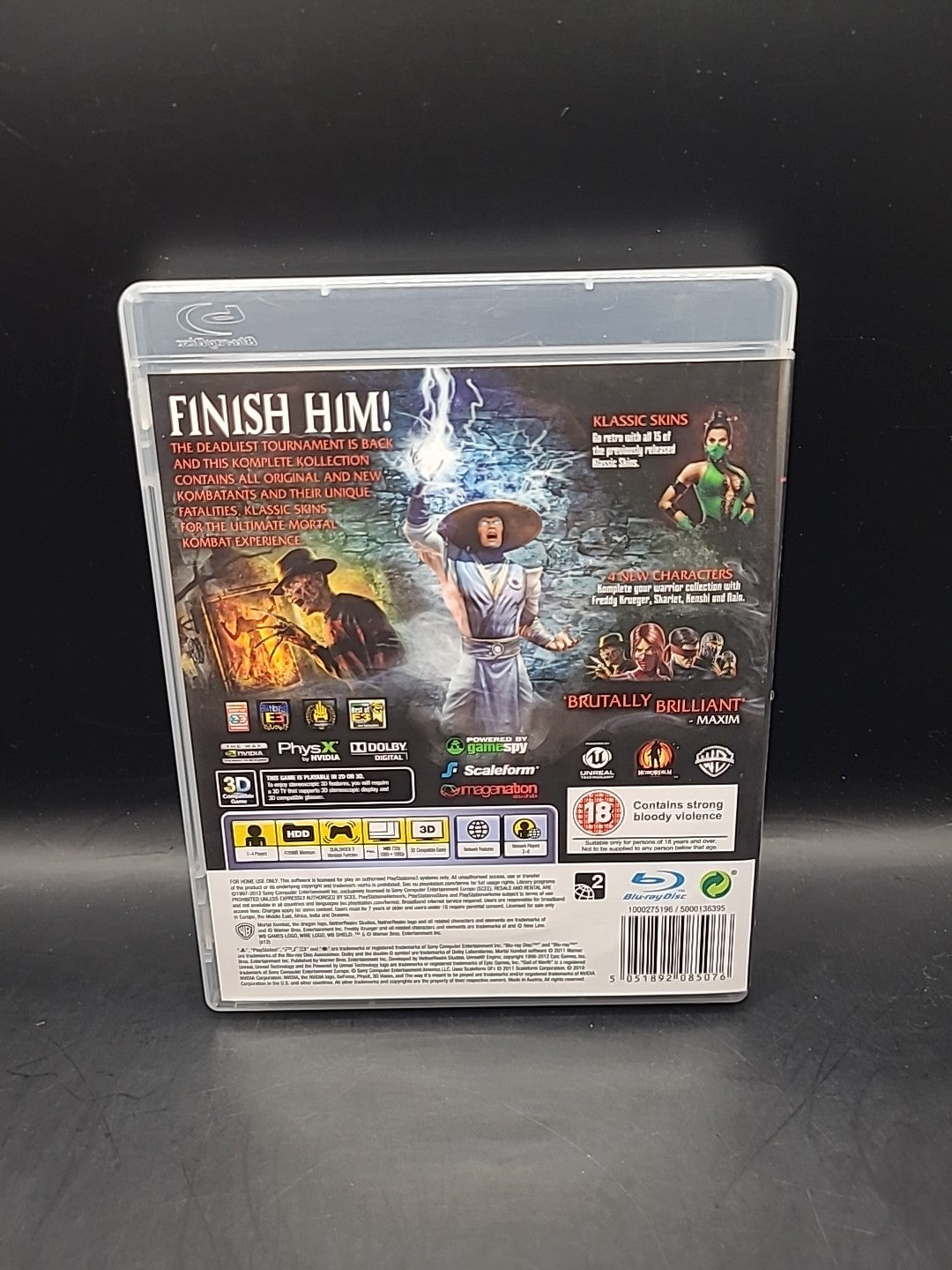 Mortal Kombat Komplete Edition Playstation PS3 Game - PAL