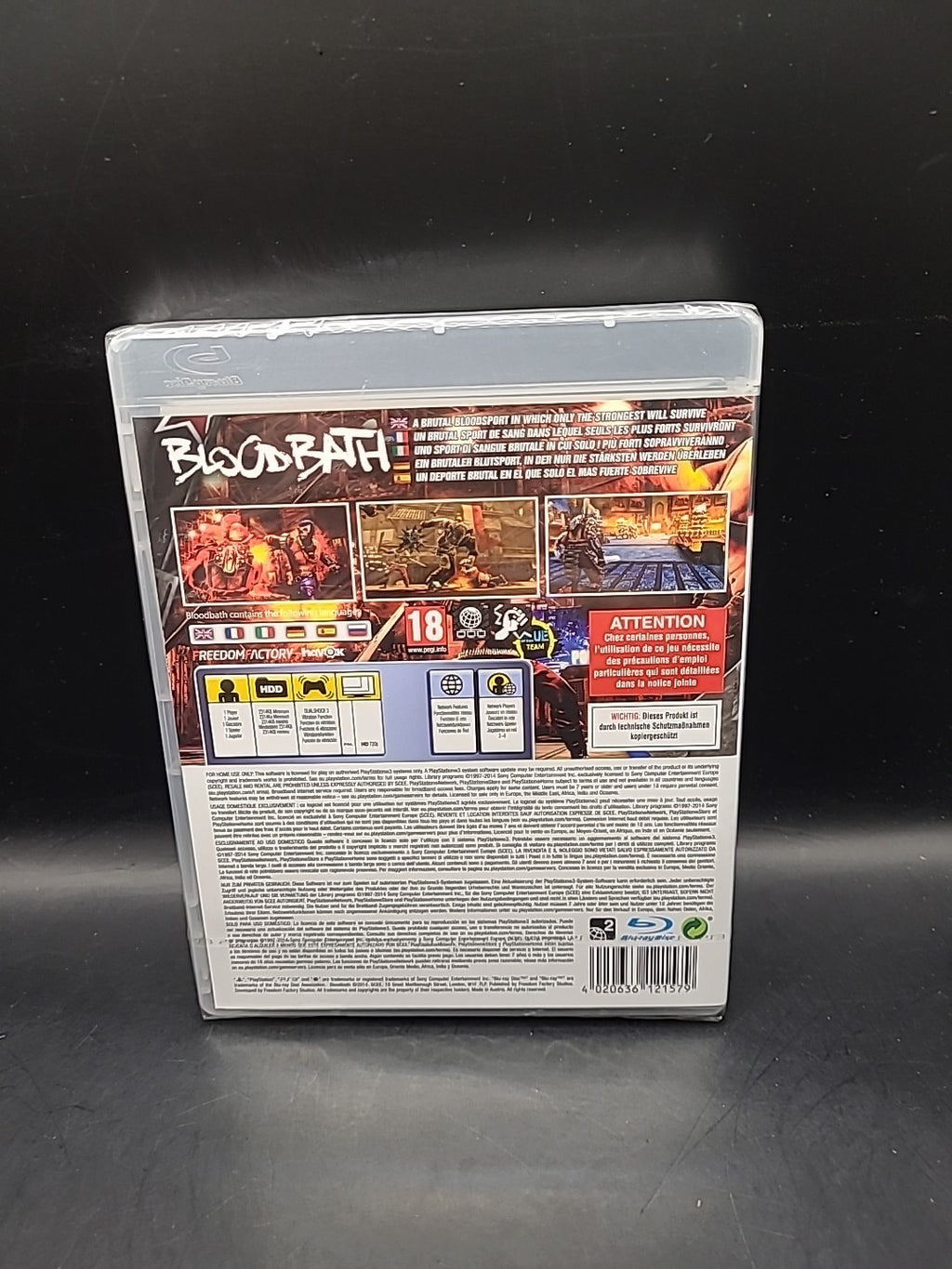 Blood Bath - Sony PS3 PlayStation 3 Game - PAL