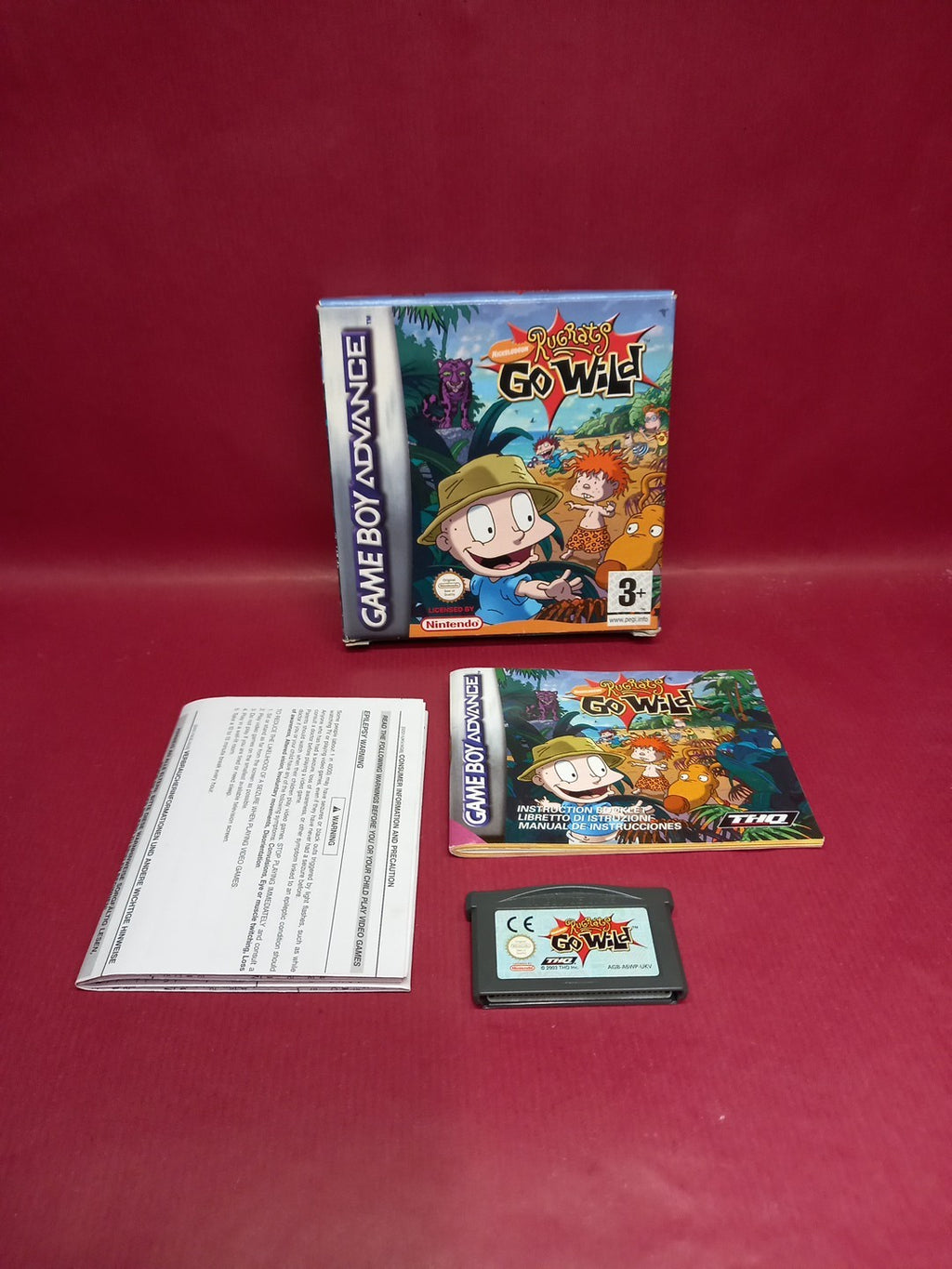 Rugrats Go Wild - Nintendo Gameboy Advance GBA PAL