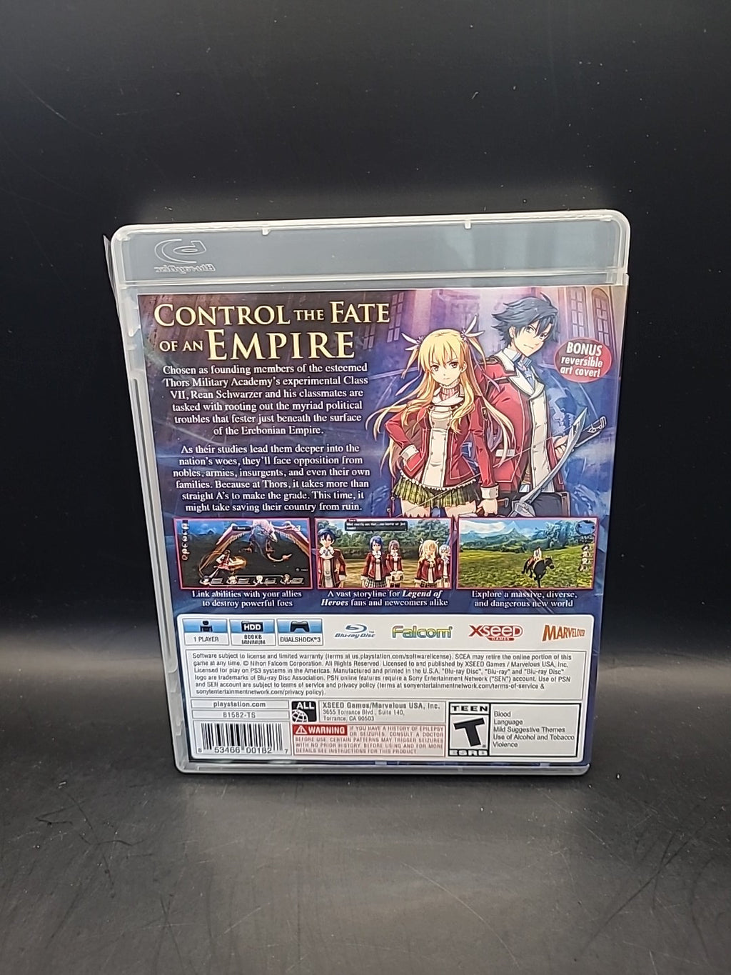 PlayStation 3 PS3 Trails Of Cold Steel Game - Region Free