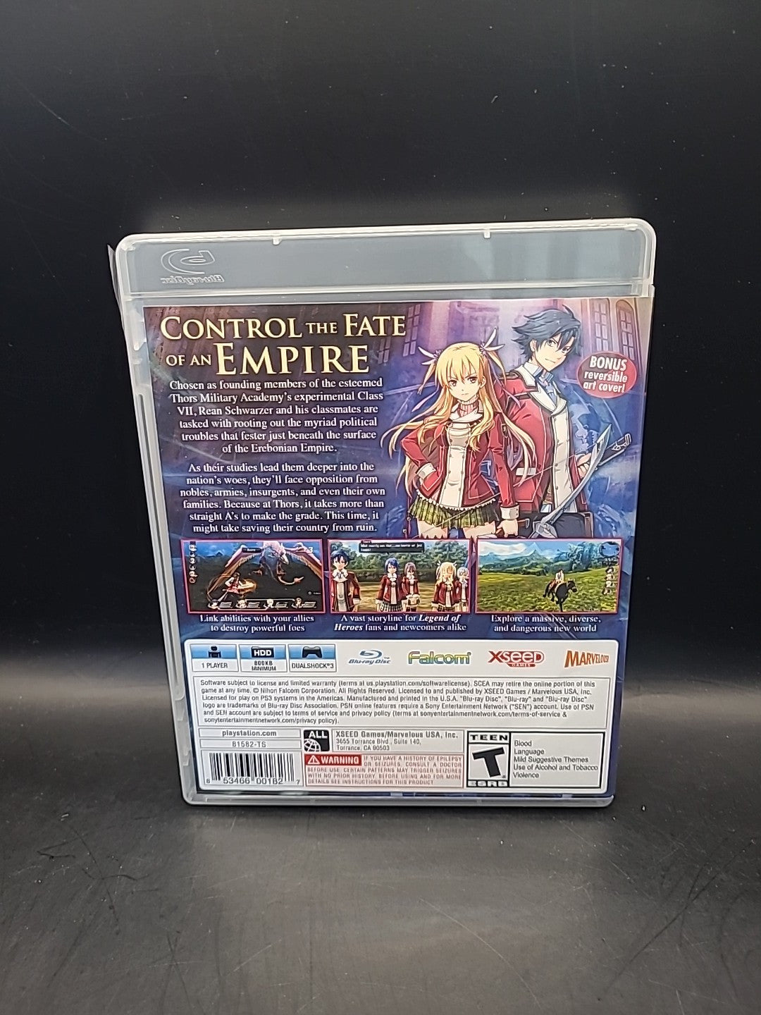 PlayStation 3 PS3 Trails Of Cold Steel Game - Region Free
