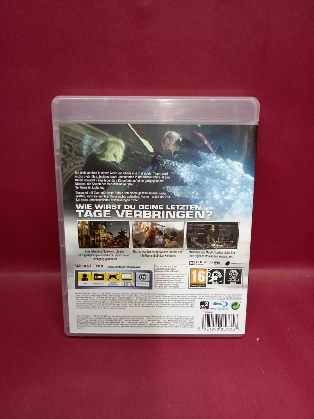 Lightning Returns Final Fantasy XIII PS3 With Manual PAL - German Version