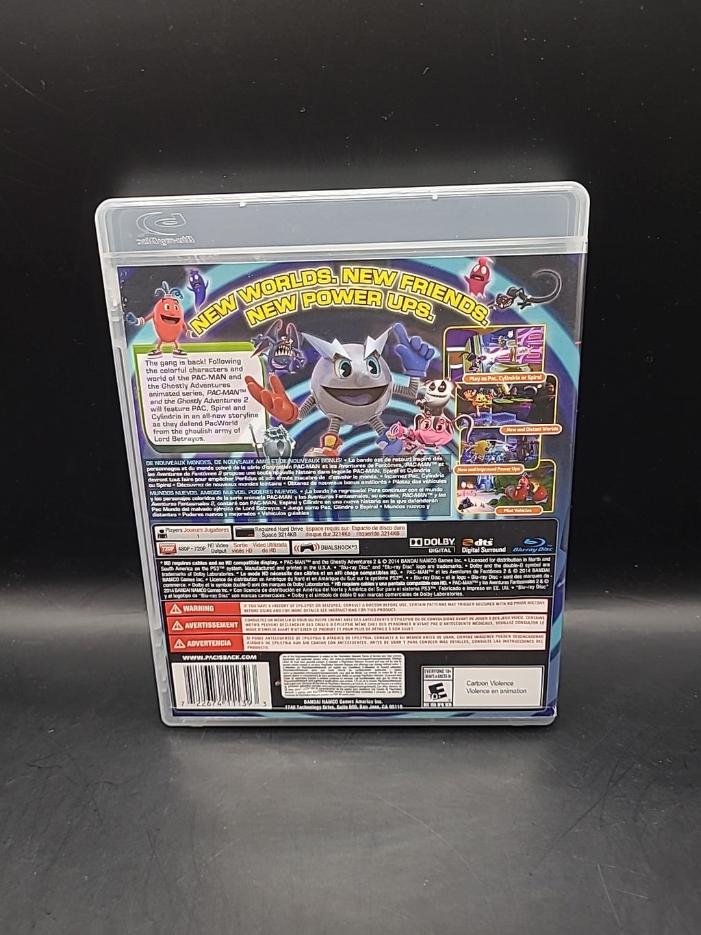 Pac-Man and the Ghostly Adventures 2 (Sony PlayStation 3, 2014) NTSC