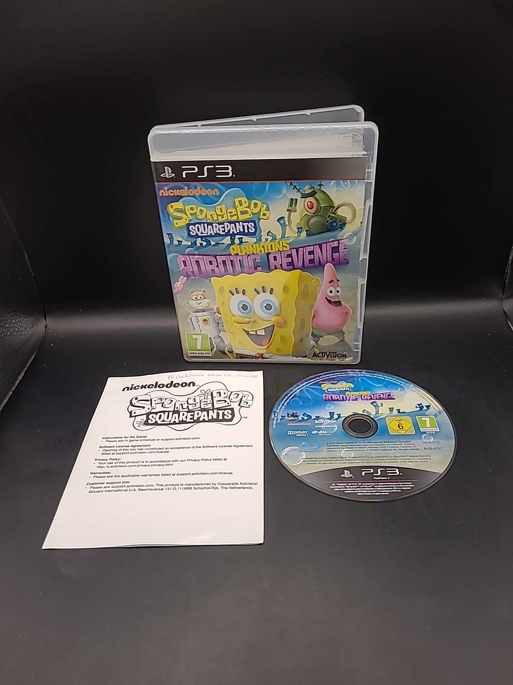 Spongebob Squarepants: Plankton's Robotic Revenge Ps3 Game - PAL