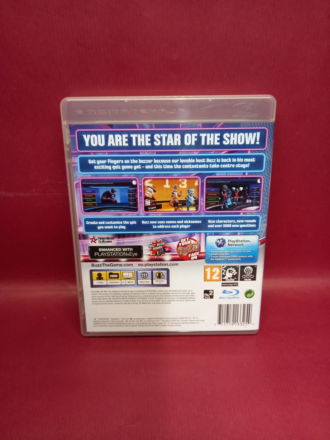 Buzz Quiz World: Sony PlayStation 3 PS3 Game PAL