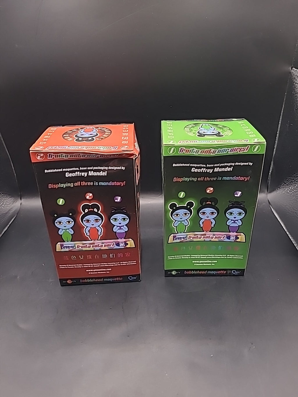 Serenity Fruity Oaty Bar Girls Sage & Cinnamon Bobbleheads - Damaged Boxes