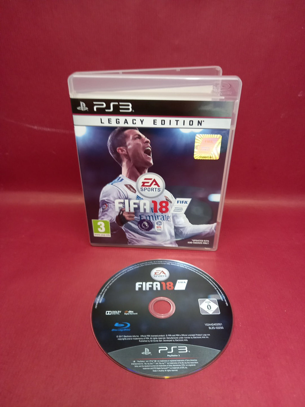 FIFA 18 - Legacy Edition - Sony PlayStation PS3 Game 
