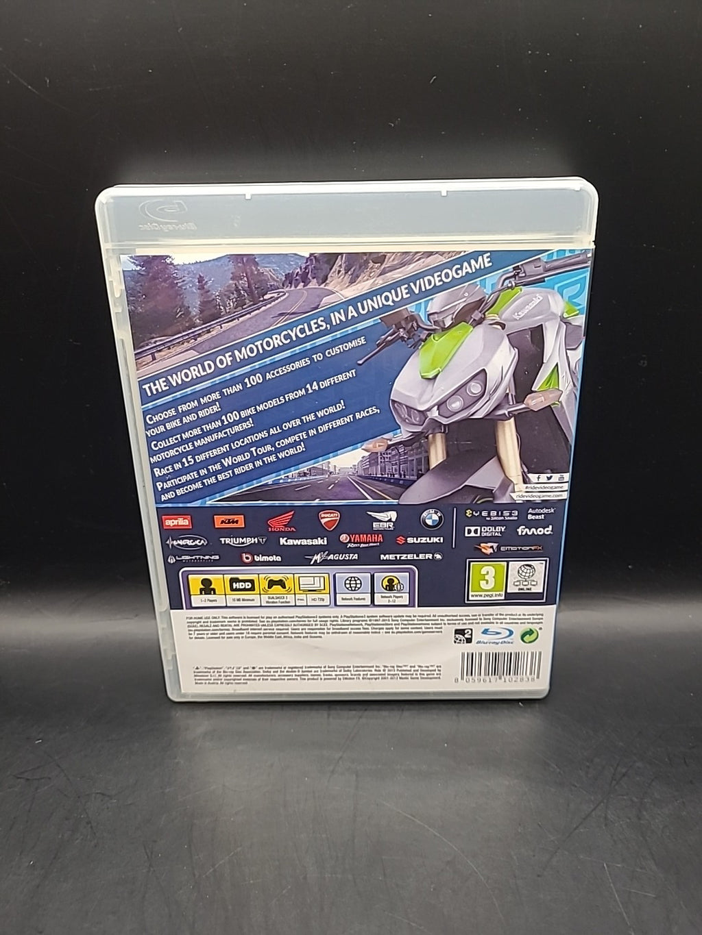 RIDE PlayStation 3 game PS3 - PAL