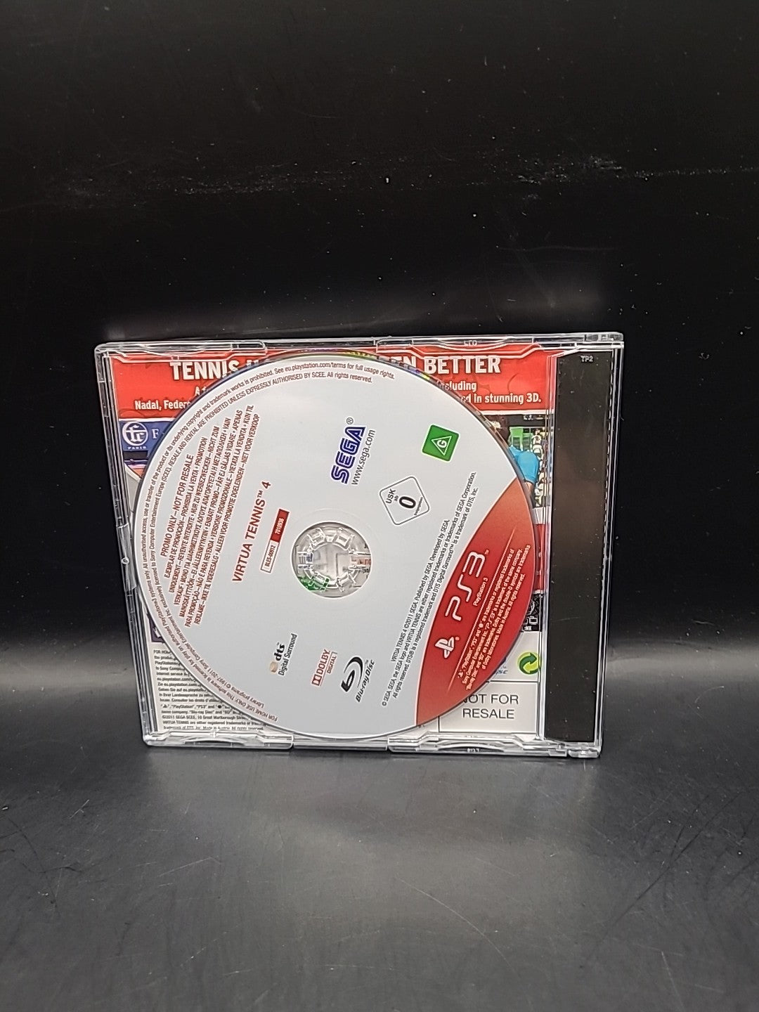 Virtua Tennis 4 PS3 Promotional Promo Game