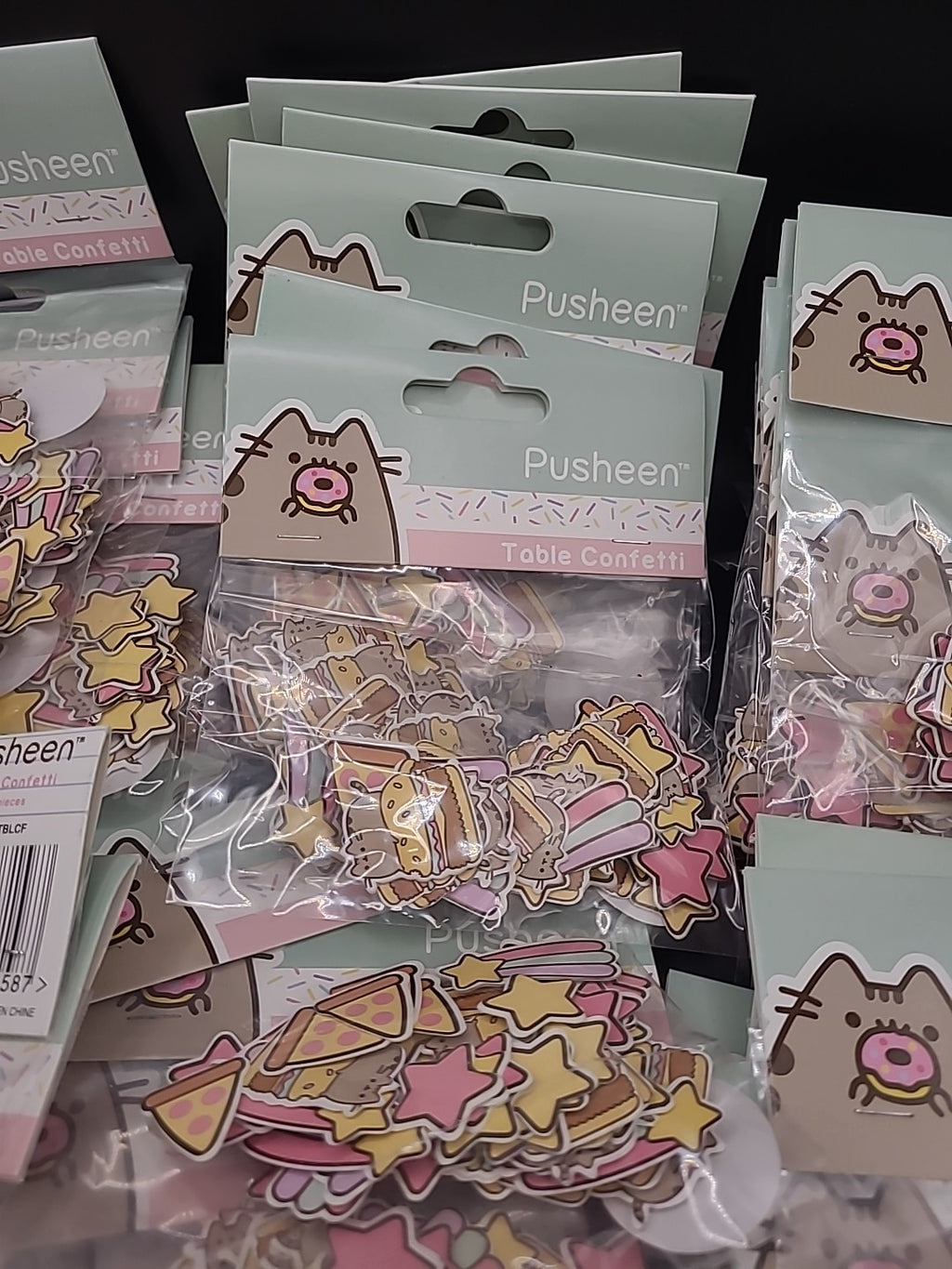 Pusheen Paper Confetti - X56 Bags Joblot