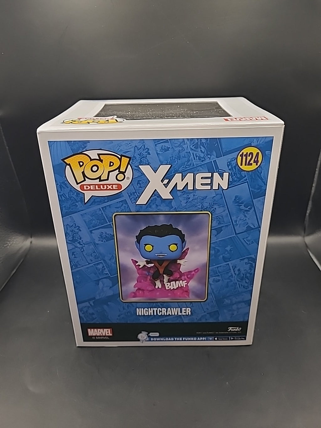 Funko Pop! Deluxe X-Men - Nightcrawler Exclusive Figure Teleporting GLOWS #1124