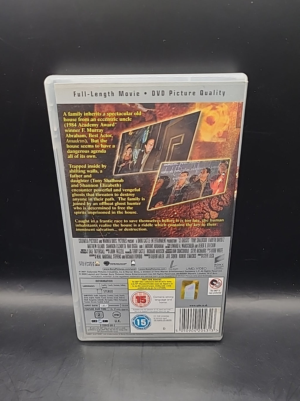 Thirteen Ghosts UMD Video For Sony PSP