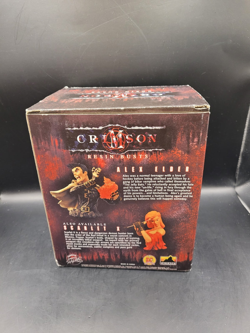 Crimson Alex Elder Resin Bust By Sam Greenwell
