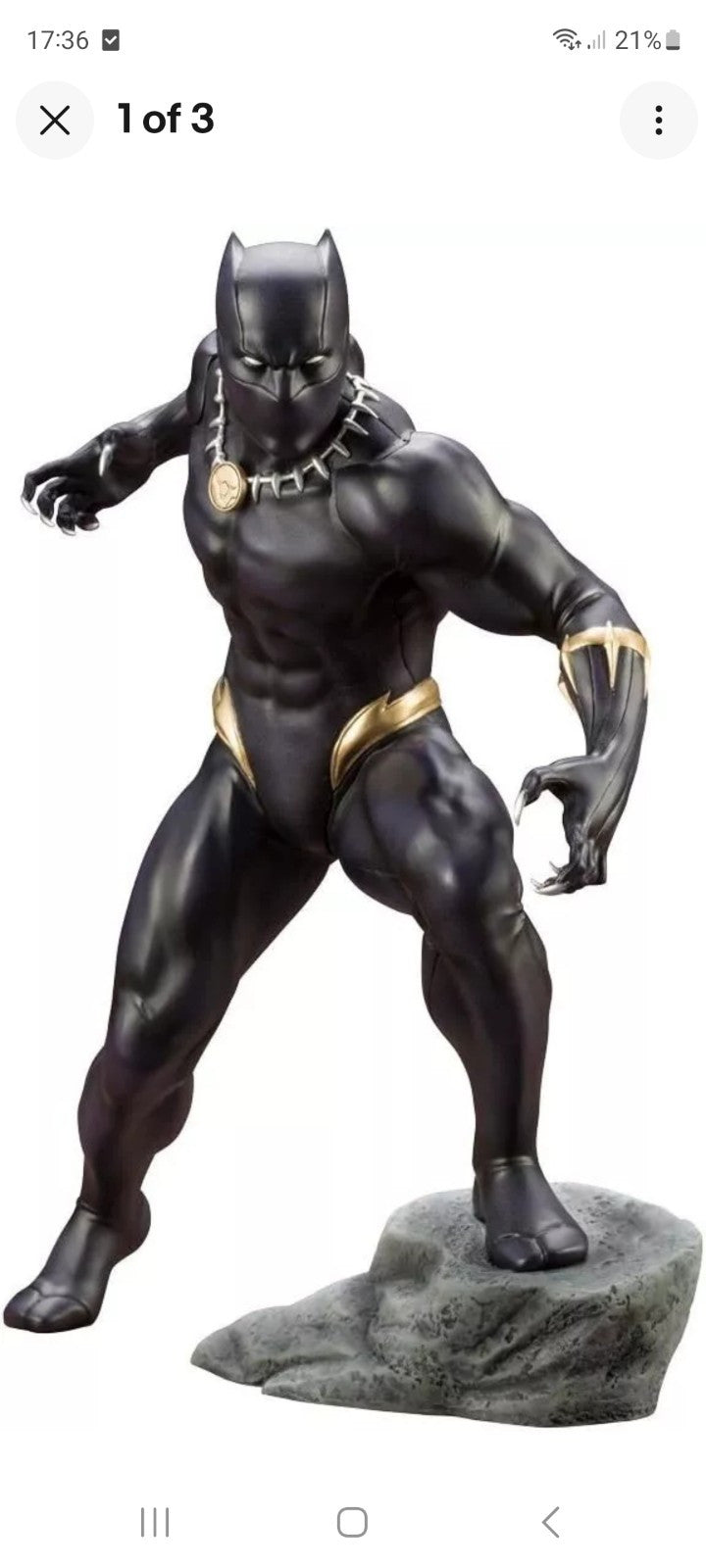 Black Panther Marvel Avengers Series ARTFX+ Statue Kotobukiya