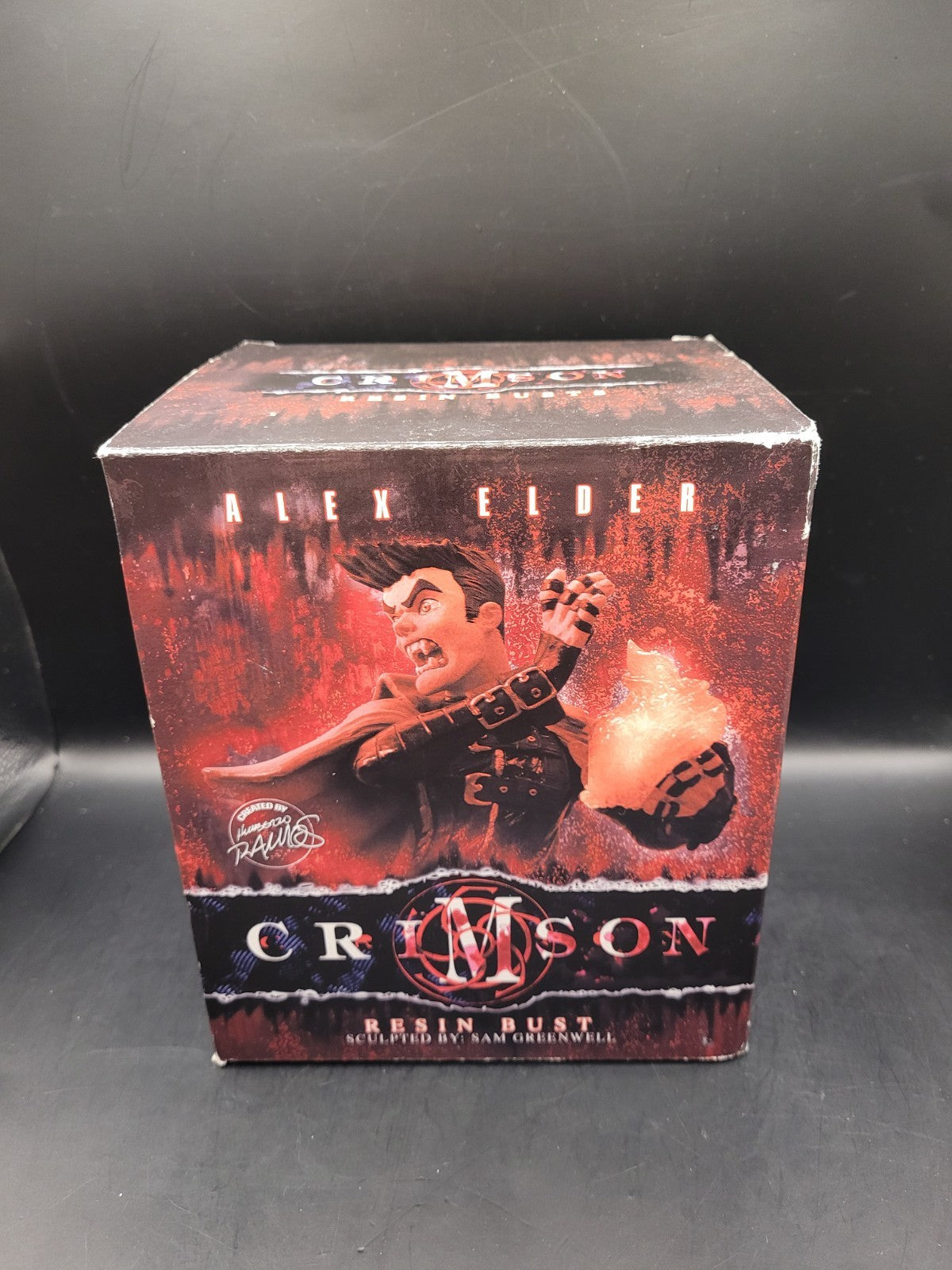 Crimson Alex Elder Resin Bust By Sam Greenwell