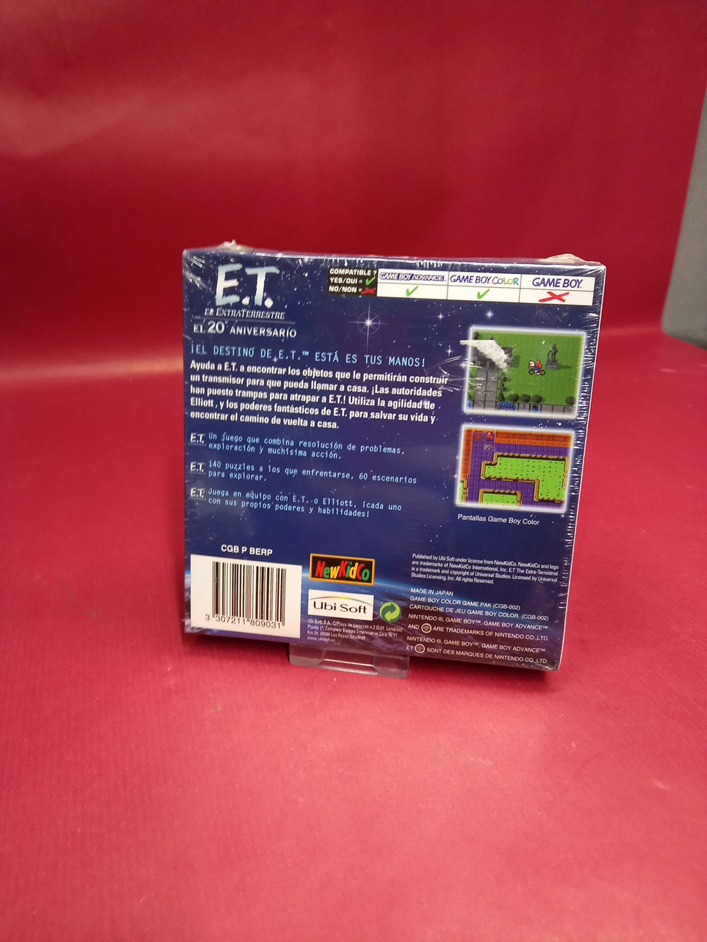 E.T. The Extra-Terrestrial Nintendo Gameboy Color SPANISH